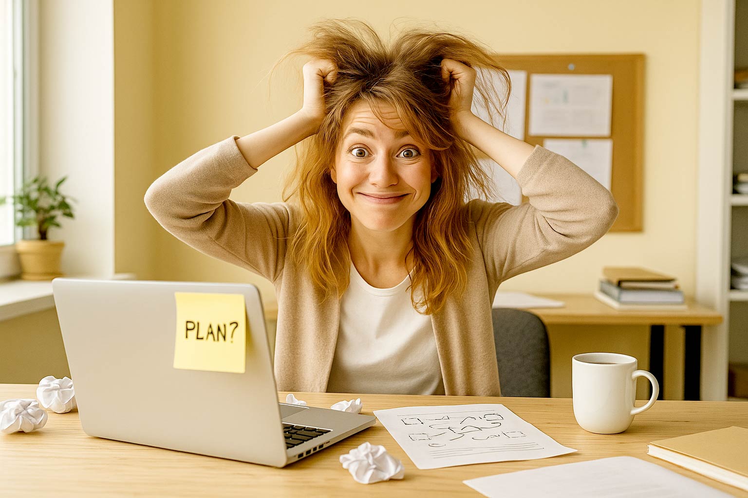 Überforderte Heilpraktikerin erlebt typische Fehler und Unsicherheiten bei der Existenzgründung