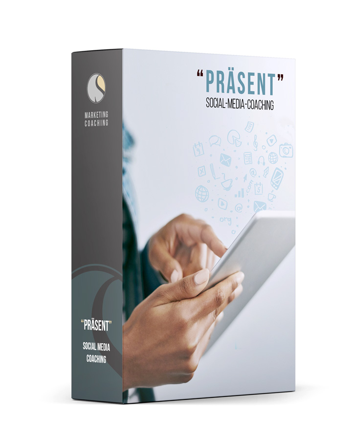 Produktbox „Präsent“ – Social-Media-Coaching für Heilpraktiker mit Fokus auf digitale Sichtbarkeit